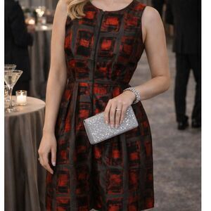 Milly geometric print dress - Size 8